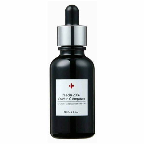 CUSKIN Dr.Solution Niacin 20% Vitamin C Ampoule антивозрастная ампула для ровного тона с ниацинамидом