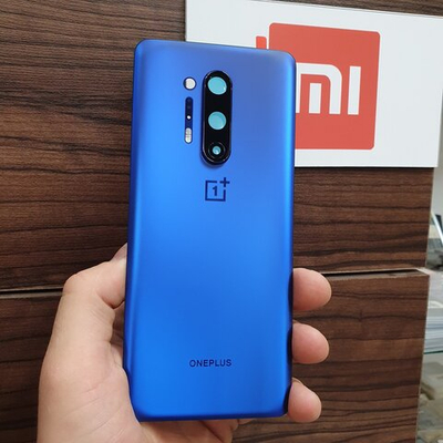 Крышка для OnePlus 8 Pro оригинальная (заднее стекло) цвет: синий
