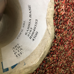 RABBIA BASE - Cofil S.R.L.; 20% хлопок, 30% вискоза, 50% п/а; букле; 450м/100гр; col. 6163, цвет: коричневый + ализариновый красный; Есть бобинки: 114, 181гр.