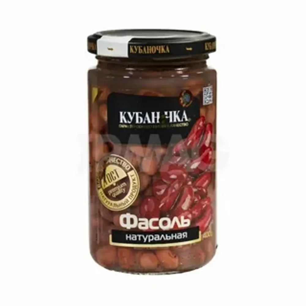 Фасоль красная натуральная ТМ Кубаночка ст/б 400 гр