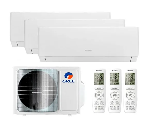 Мульти сплит-система Gree 3 x GWH09AGAXA-K6DNA4C/I / GWHD(21)NK6OO (LCLH)