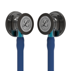 Стетоскоп Littmann Cardiology IV, небесно-голубой, черная акустическая головка, голубой ствол (6202)