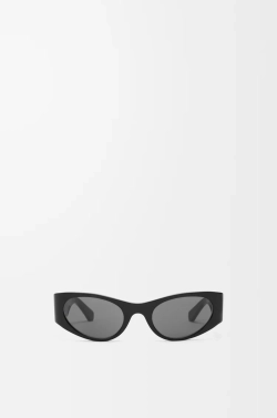 Loewe Солнцезащитные очки Flash Small Cat-Eye, черный
