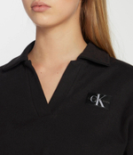 Худи LABEL ПОЛО COLLAR CALVIN KLEIN JEANS - черный(J20J222232)