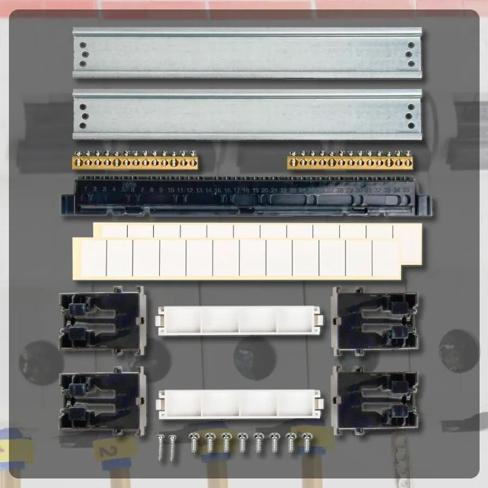 IEK TEKFOR Корпус пласт. ЩРН-П-24 IP41 черн. прозр. дверь