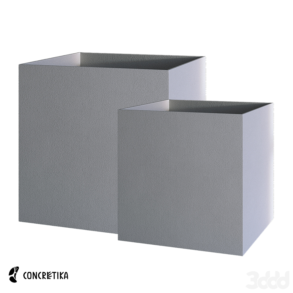 Кашпо CUBE SHALE 40 x 40 x 40