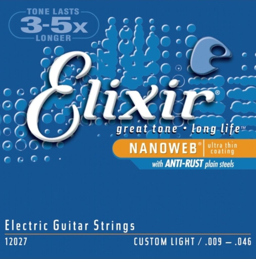 Elixir 12027 NanoWeb струны для электрогитары