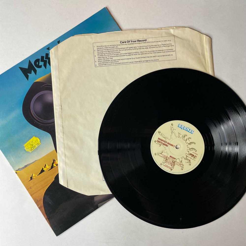 Винтажная виниловая пластинка LP Manfred Manns Earth Band Messin (Англия 1977)