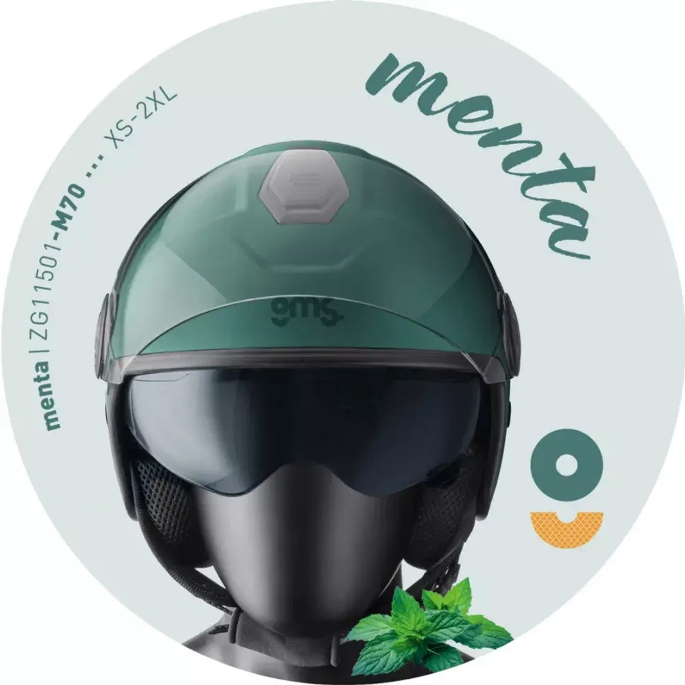 открытый шлем GMS GELATO Menta M70