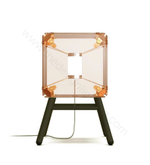 Table design lamp  Hyperqube by Felix Monza (1 lampshade ,  Amber)