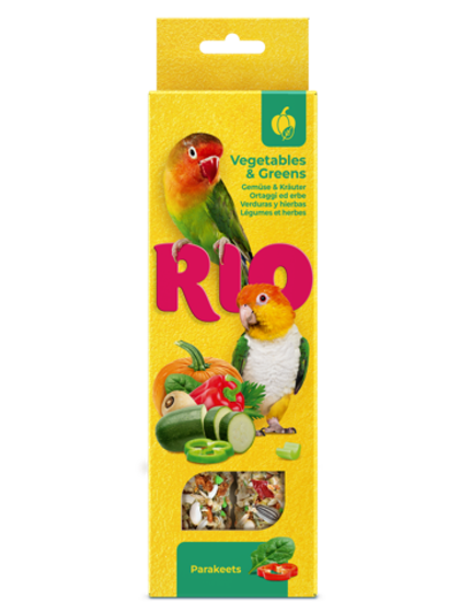 RIO (Рио) Палочки для средних попугаев с овощами и зеленью (2*75 г)