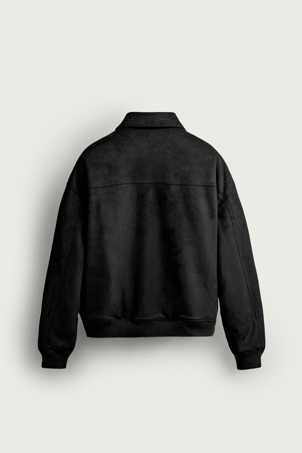 СТЕГАНАЯ КУРТКА ПОД ЗАМШУ — ZARA