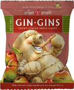 The ginger people Конфеты жевательные Gin Gins яблоко с имбирем 150 г (из Финляндии)