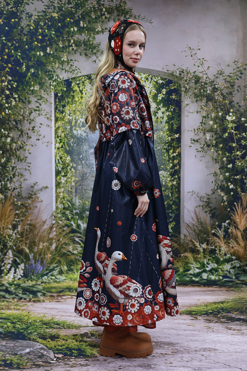 Coat "Nymph. Geese"