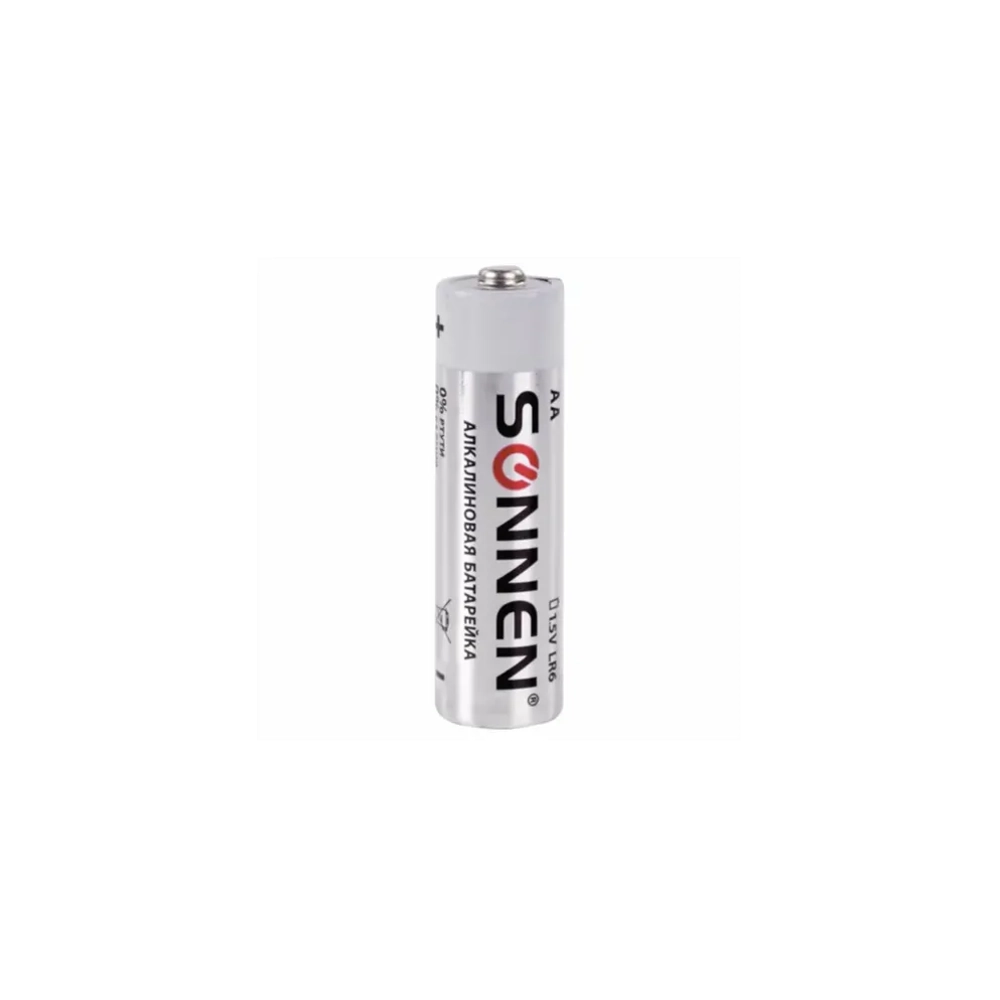 Батарейка АА SONNEN Alkaline, алкалиновые 10шт. 451086