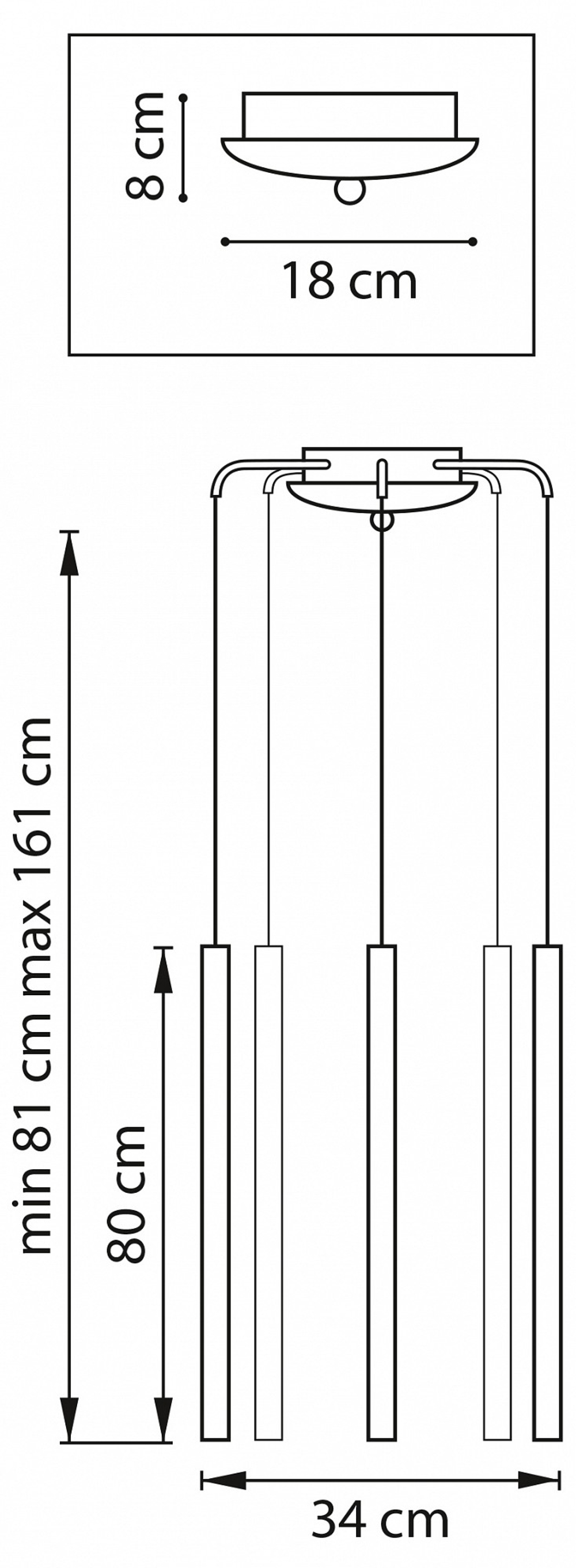 Подвесная люстра Lightstar Tubo L5T747447
