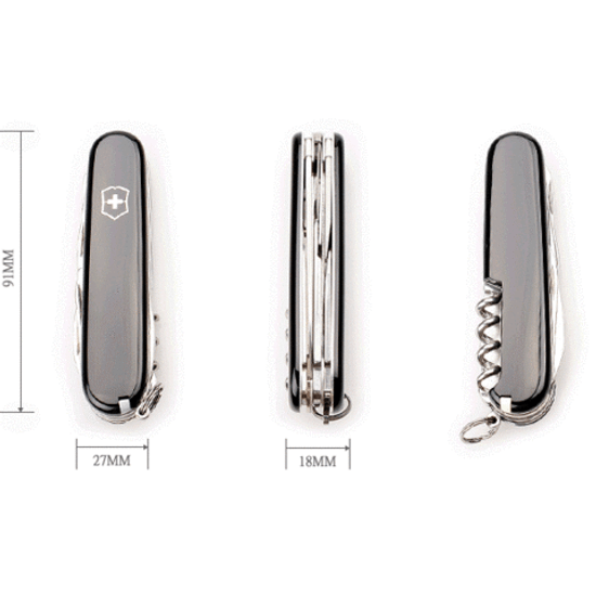 Нож Victorinox Мод. Climber Black (91 мм) - 14 функций