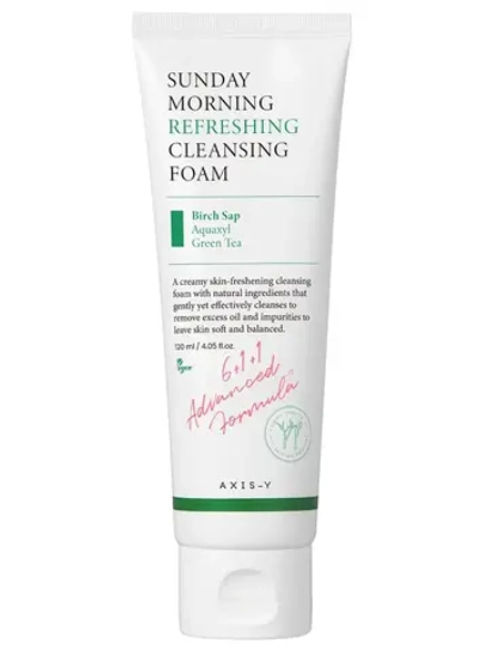 Axis-y Увлажняющая пенка для умывания Sunday Morning Refreshing Cleansing Foam 120 мл
