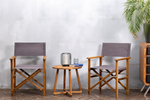 Кофейный комплект из акации Joygarden ДИРЕКТОР, Natural Teak, серый