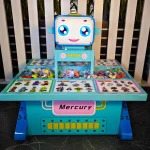 Стол с магнитным конструктором для детей «Меркурианец»