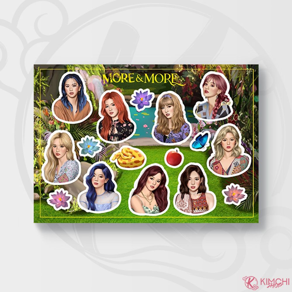 Авторский стикер-пак "TWICE - More & More" Авторский стикер-пак "TWICE - More & More"