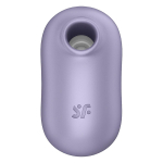 Сиреневый вакуумный вибростимулятор клитора 8,5см Satisfyer Pro To Go 2