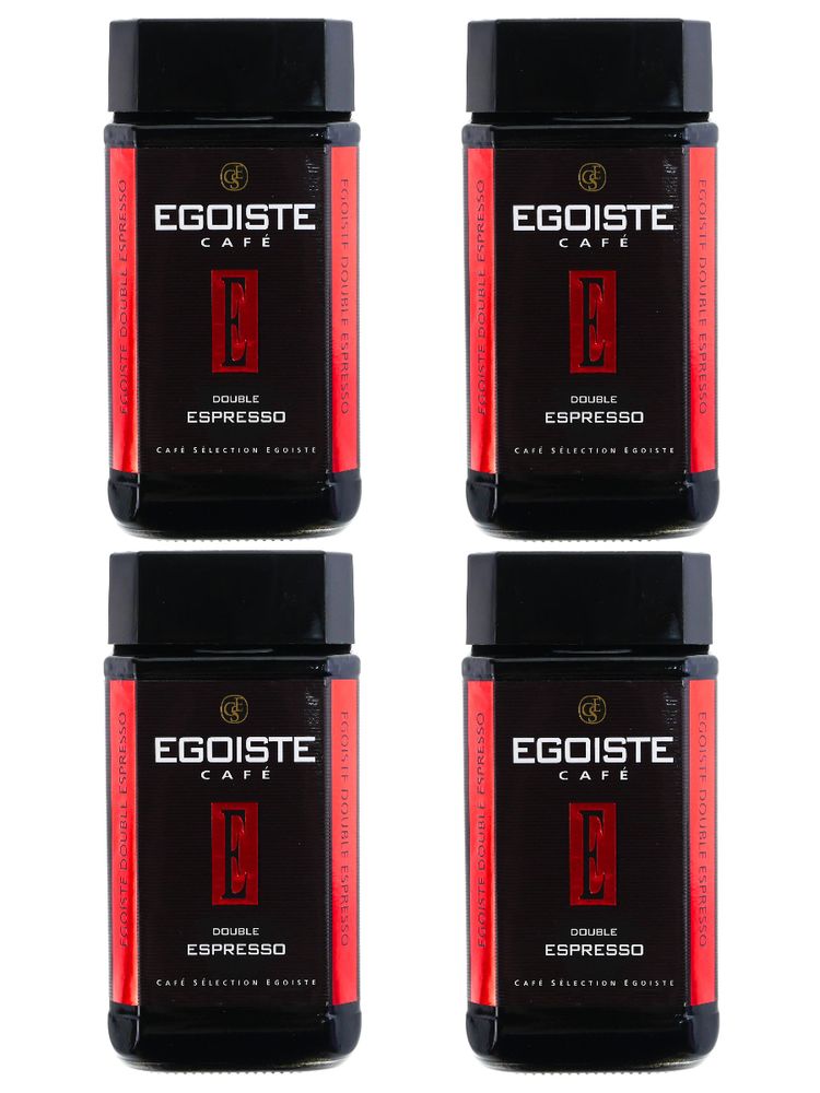 Кофе растворимый Egoiste Double Espresso 100 г x 4 шт