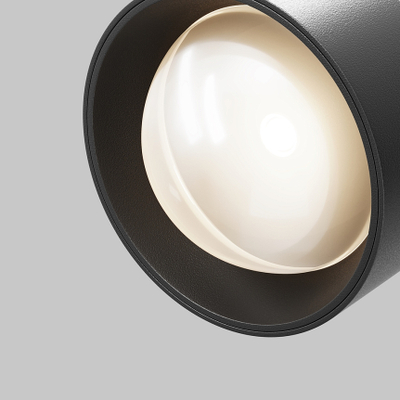 Трековый светильник Линза / Lens Exility 3000K 15Вт 70°, TR217-2-15W3K-B. TM Maytoni