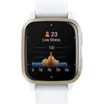 Умные часы Garmin Venu Sq 2 Cream Gold Aluminium Bezel with White Band 010-02701-11