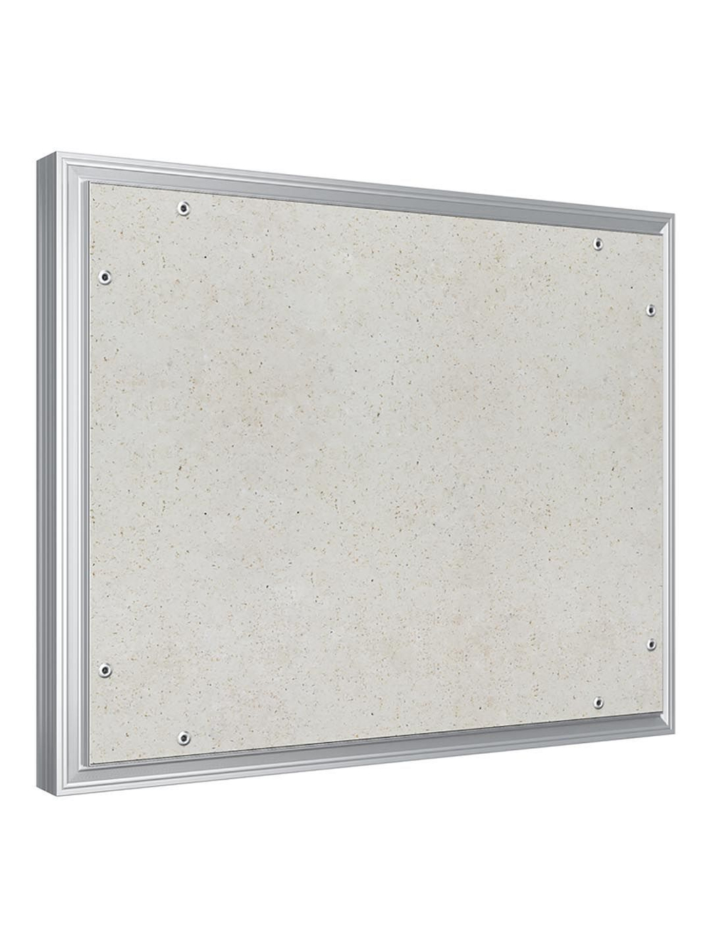 Люк ревизионный D Ceramo Optimum 500х400 скрыт.монтаж петля алюминий EVECS