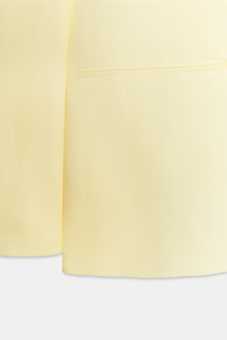 ZARA ПРЯМОЙ ПИДЖАК ZW COLLECTION, ЖЕЛТЫЙ