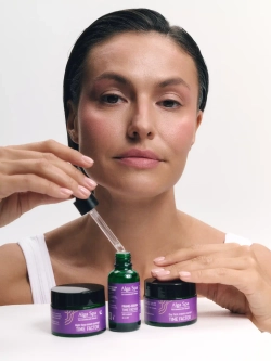 Крем-коктейль Alga Spa для лица ночной лифтинг эффект "Night face cream-coctail TIME FACTOR", 50 мл
