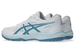 Мужские кроссовки для сквоша/бадминтона Asics Upcourt 6 - white/saba blue