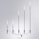 Грунтовый светильник Arte Lamp MUSTER A1083PA-5BK, 5хLED