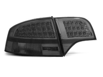 Задние фонари Audi A4 B7 sedan smoke led