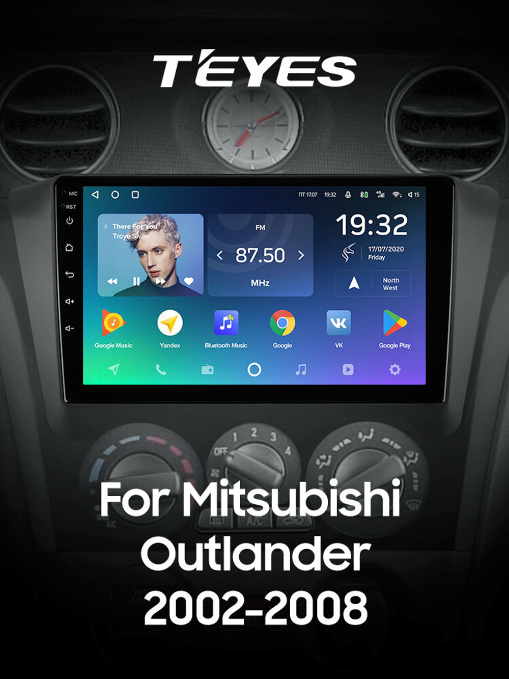 Teyes SPRO Plus 9" для Mitsubishi Outlander 1, Airtrek  2002-2008