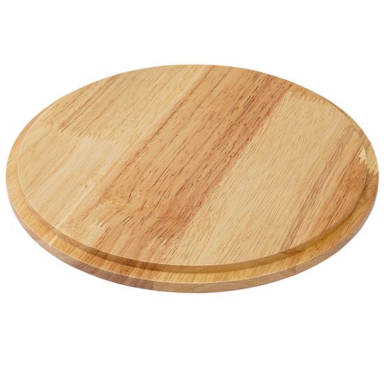 Салатник с крышкой из каучукового дерева soft ripples, dual glazing, D22 см