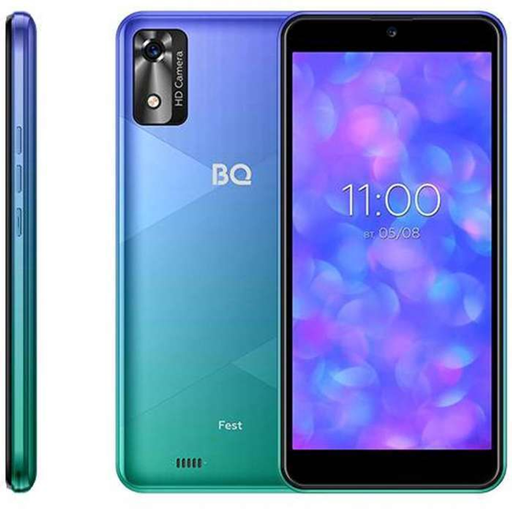 Смартфон BQ Mobile BQ-5565L Fest Green/Blue