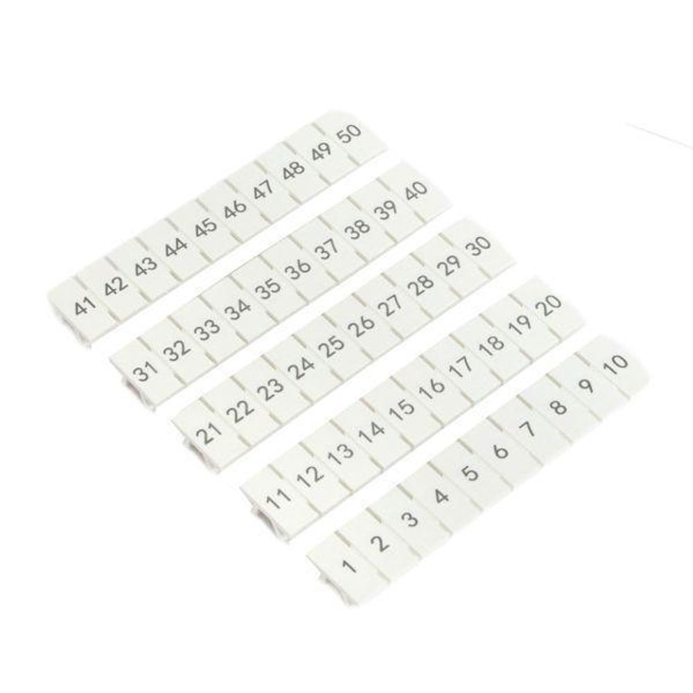 Маркировка для клемм 2.5 UT 1-50 (уп.100шт) EKF scr-ut-mrk-2,5-1-50