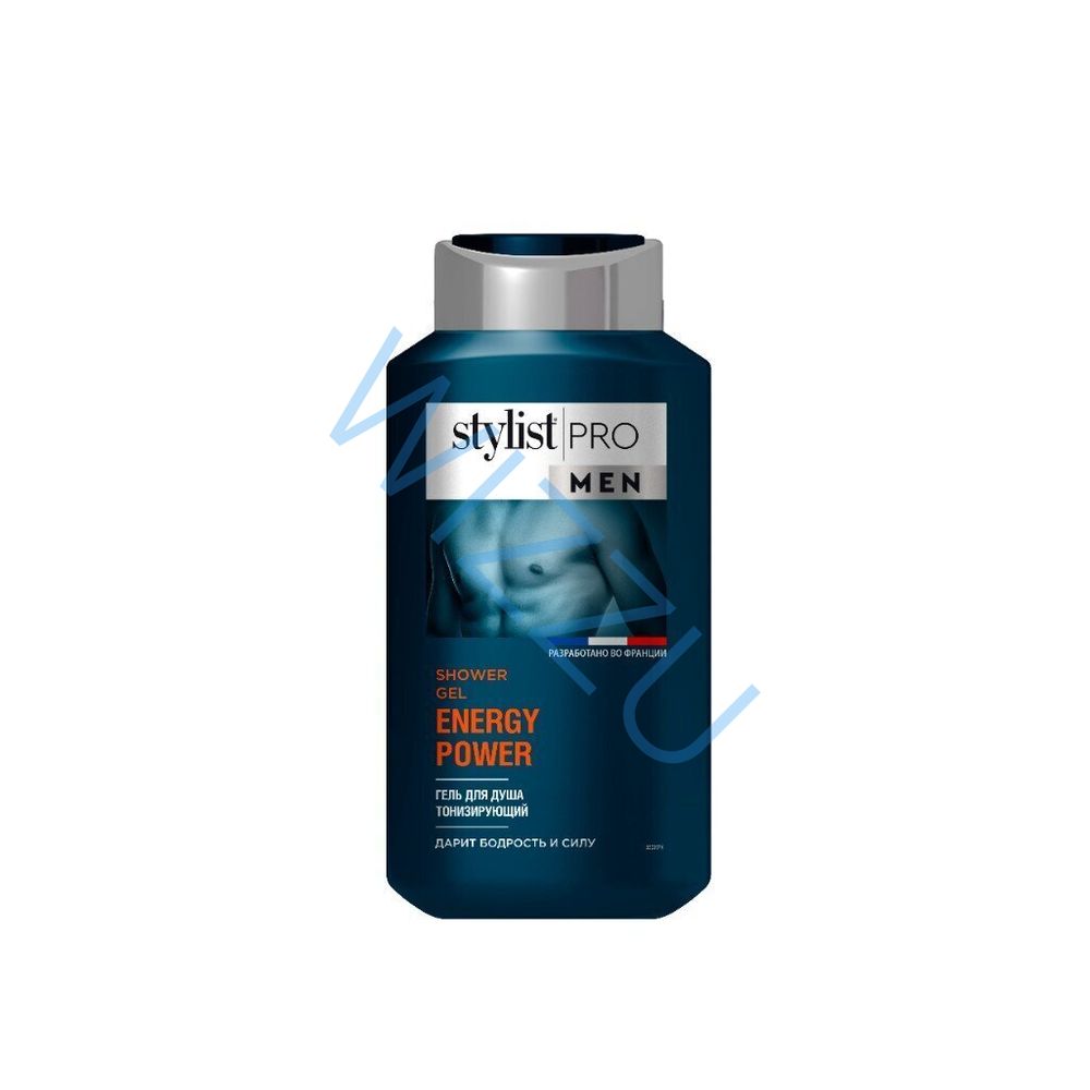 Гель для душа Тонизирующий серии STYLIST PRO MEN 400мл/9шт