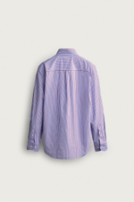 РУБАШКА REGULAR FIT В КОНТРАСТНУЮ ПОЛОСКУ — ZARA