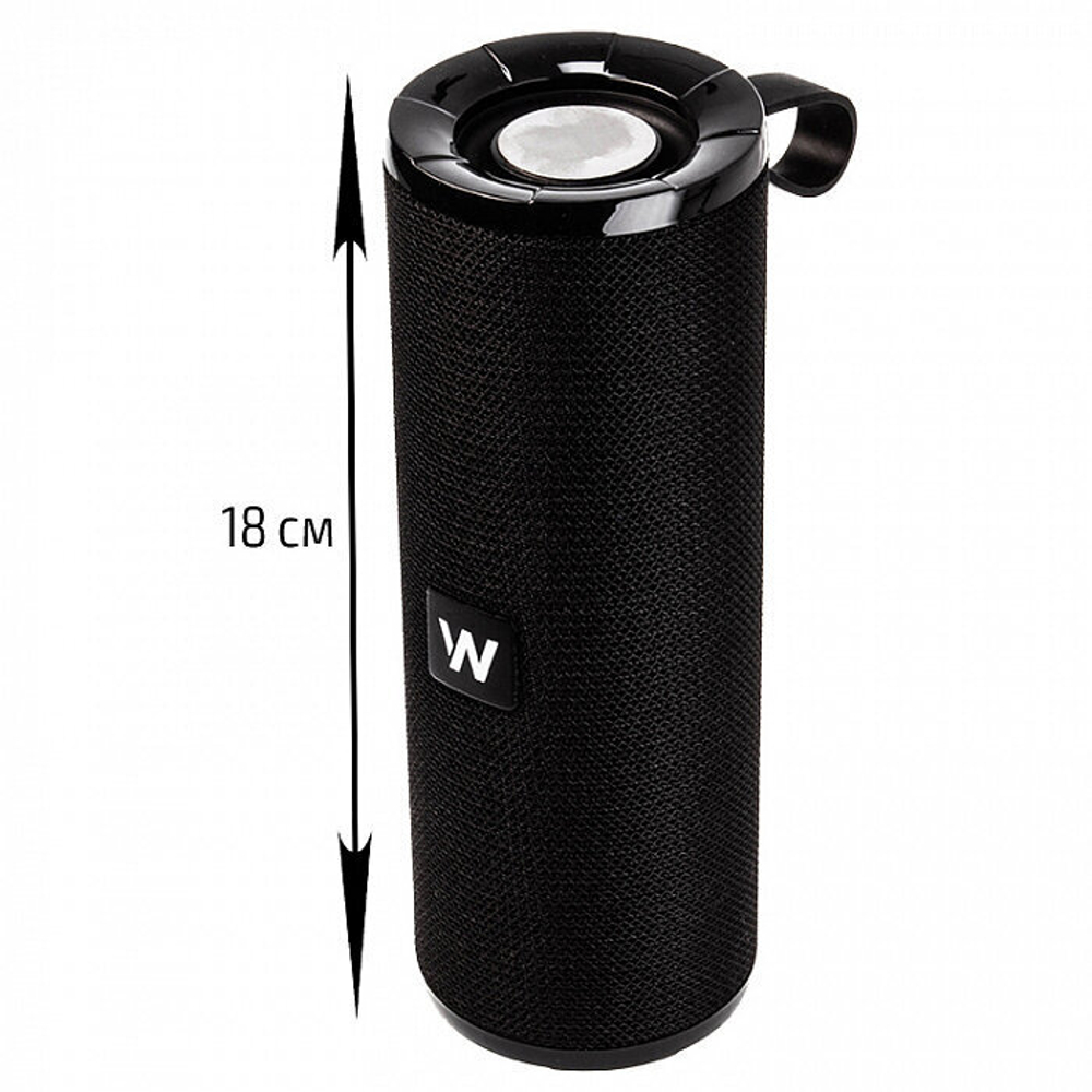 Колонка WALKER WSP-110, Bluetooth, 5Вт*2, Black