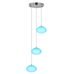Citilux ATMAN CL226A031 LED RGB Умная каскадная люстра Матовый Хром