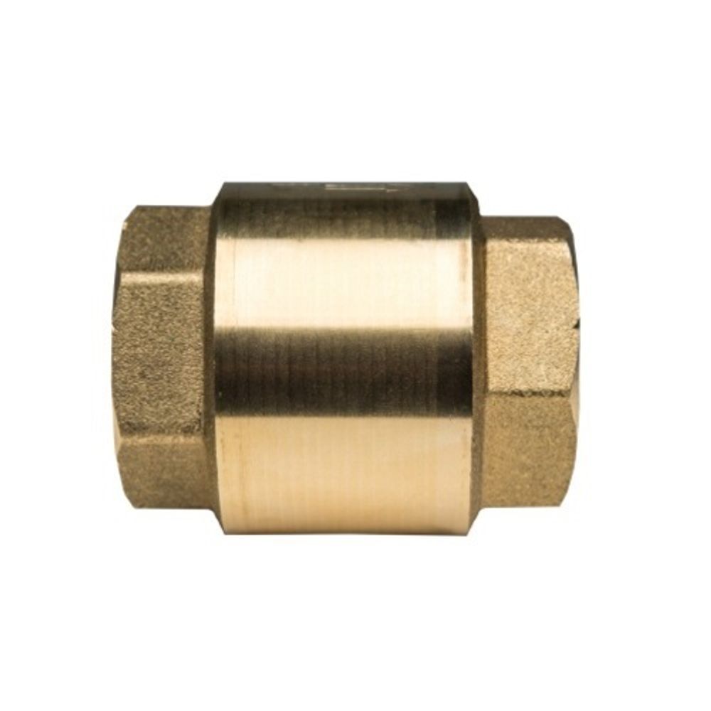 Клапан обратный STOUT - 1/2" (ВР/ВР, PN12, Tmax 100°C, затвор пластиковый) Клапан обратный STOUT - 1/2" (ВР/ВР, PN12, Tmax 100°C, затвор пластиковый)