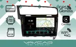 Магнитола для Volkswagen Golf 7 2012-2020 - Vaycar VA81-0257-2K на Android 13, Быстрая, 2K QLED, CarPlay, 4G SIM-слот