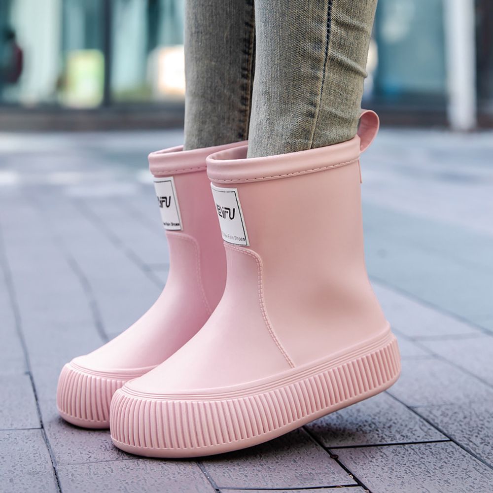 Резиновые сапоги "Waterproof", розовые Резиновые сапоги "Waterproof", розовые