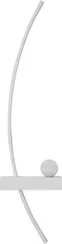 Настенный светильник Ray 10220/2LED White L Escada