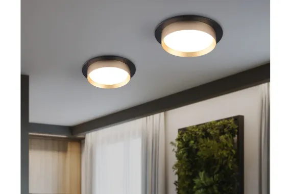 Светильник точечный Ambrella TN5228 GX53 черный/золото 42395