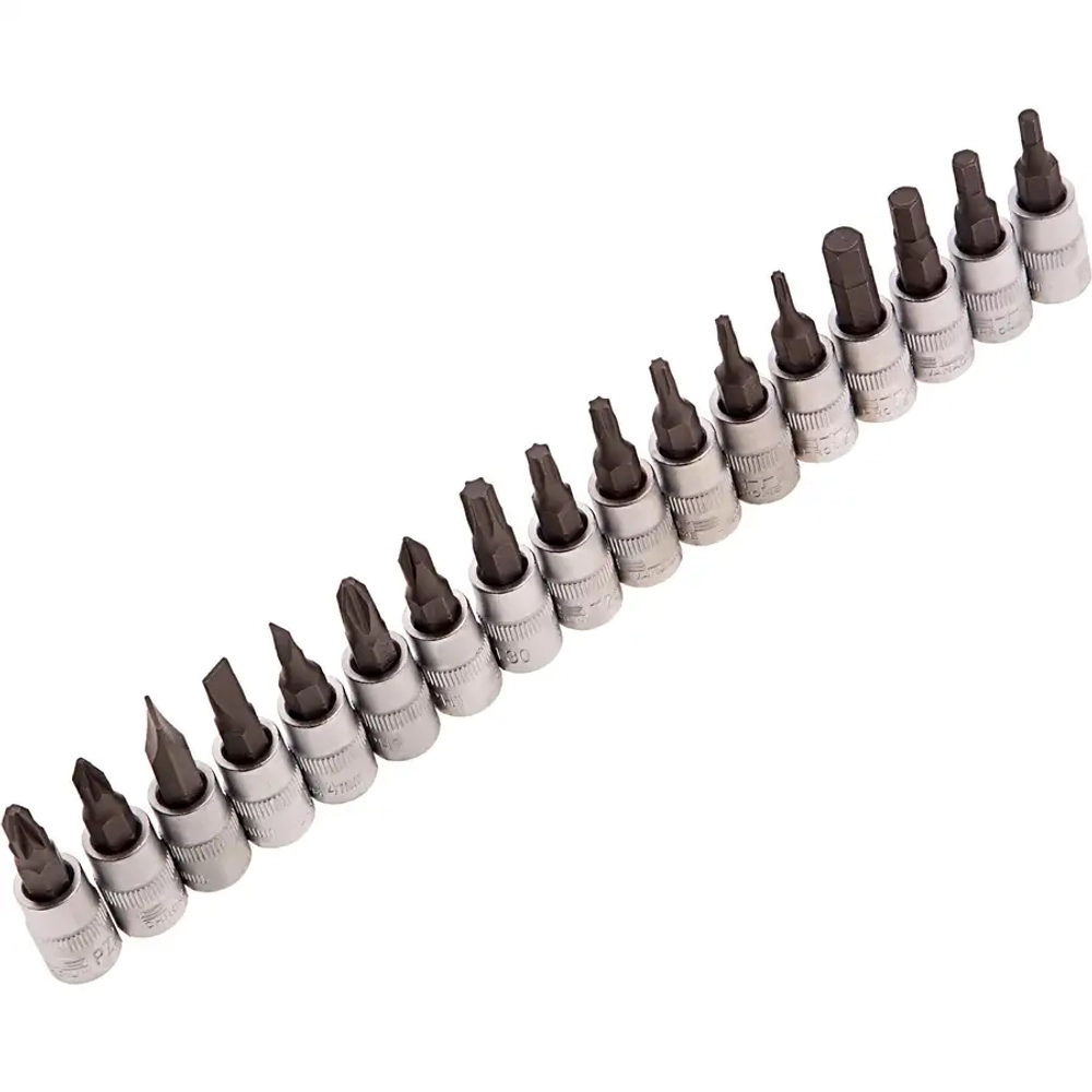 Набор инструментов, 1/2", 1/4", CrV, 82 предм.// STELS 14105
