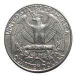 1/4 доллара. США. (Р) Медно-никель. 1991 год. VF-XF